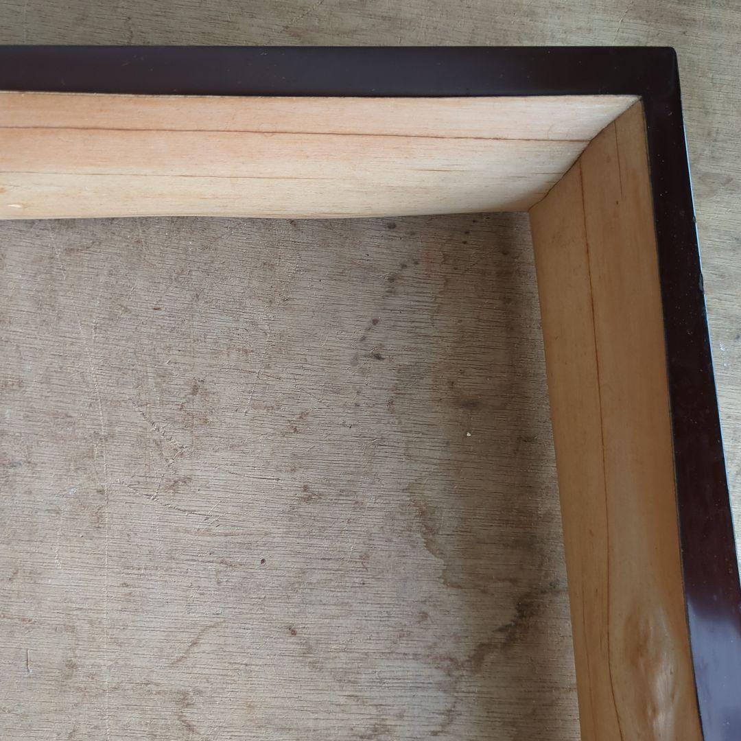 炉縁　木地　漆　天然木　茶道具　茶道　紙箱　杉　丸太炉縁