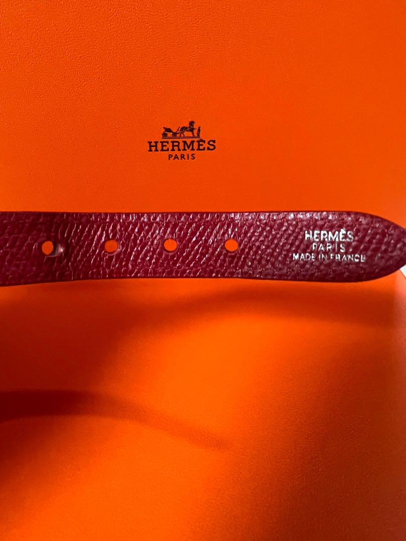 HERMES ・Kerry・首輪andリード・レッド✩︎