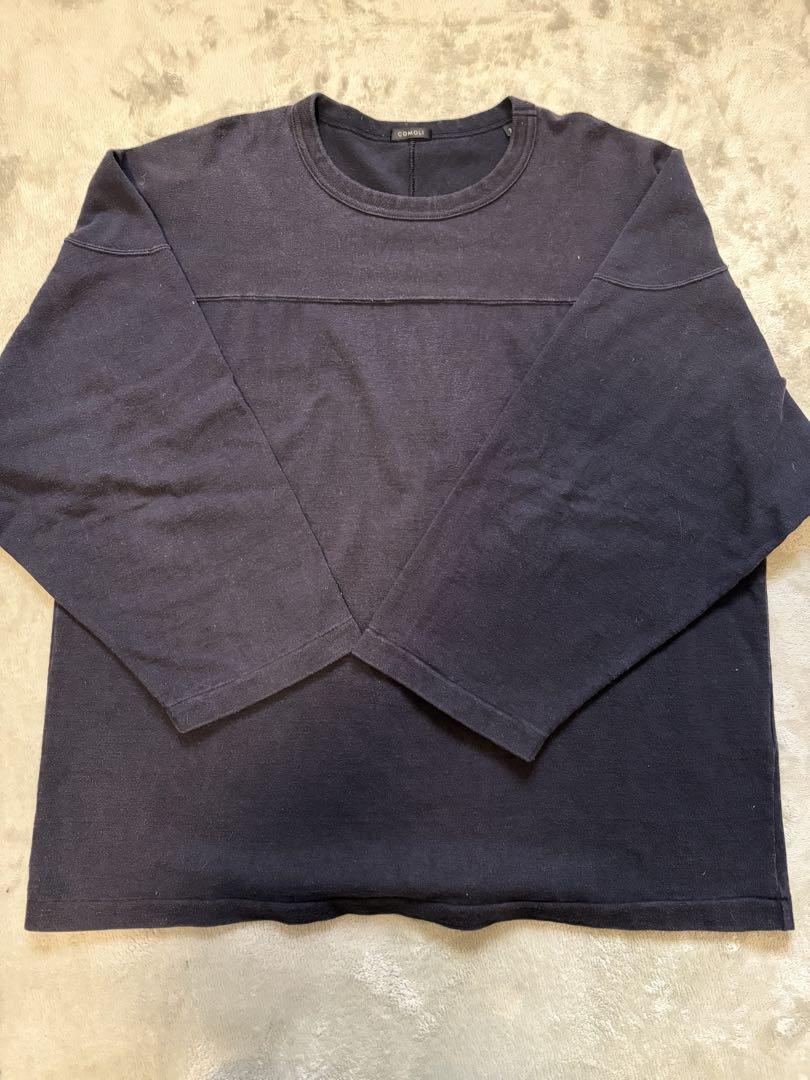 COMOLI フットボールtシャツ