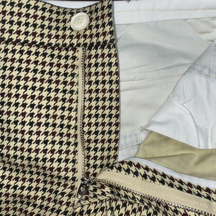 PEARLY GATES 千鳥格子 ストレッチテーパードパンツ size6