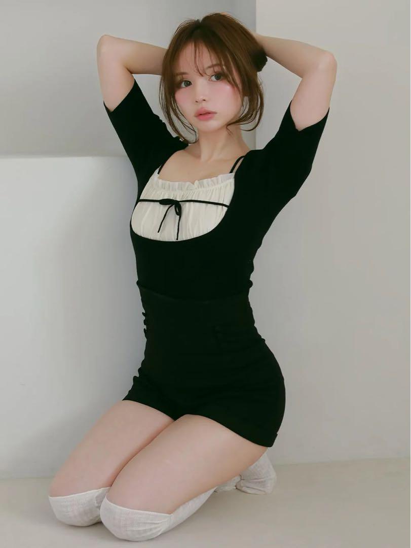 トップス andmarry Mew frill tops