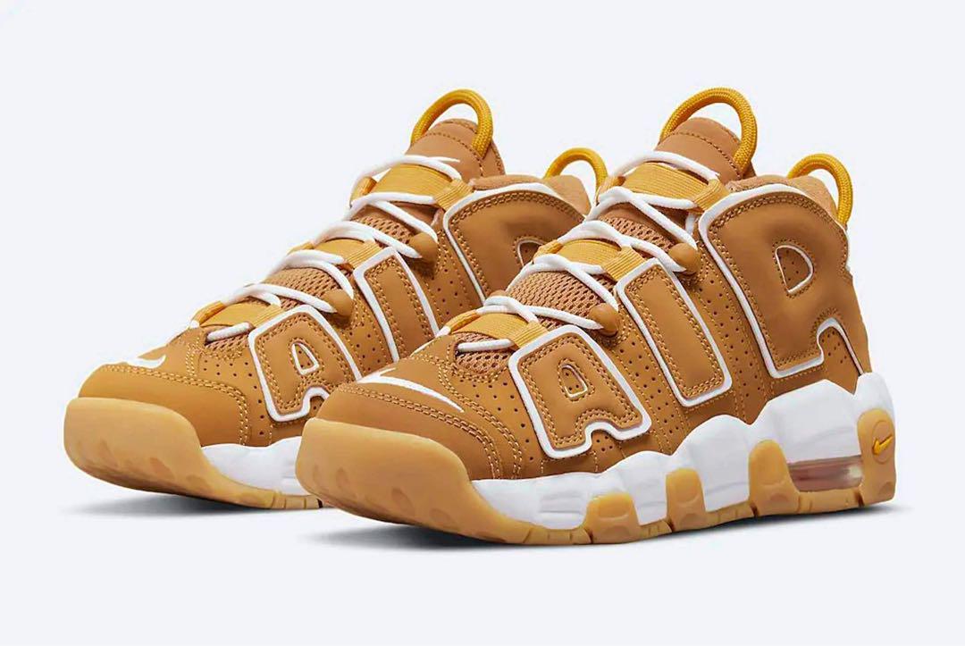 海外限定 NIKE エアモア アップテンポ モアテン Wheatベージュ23cm
