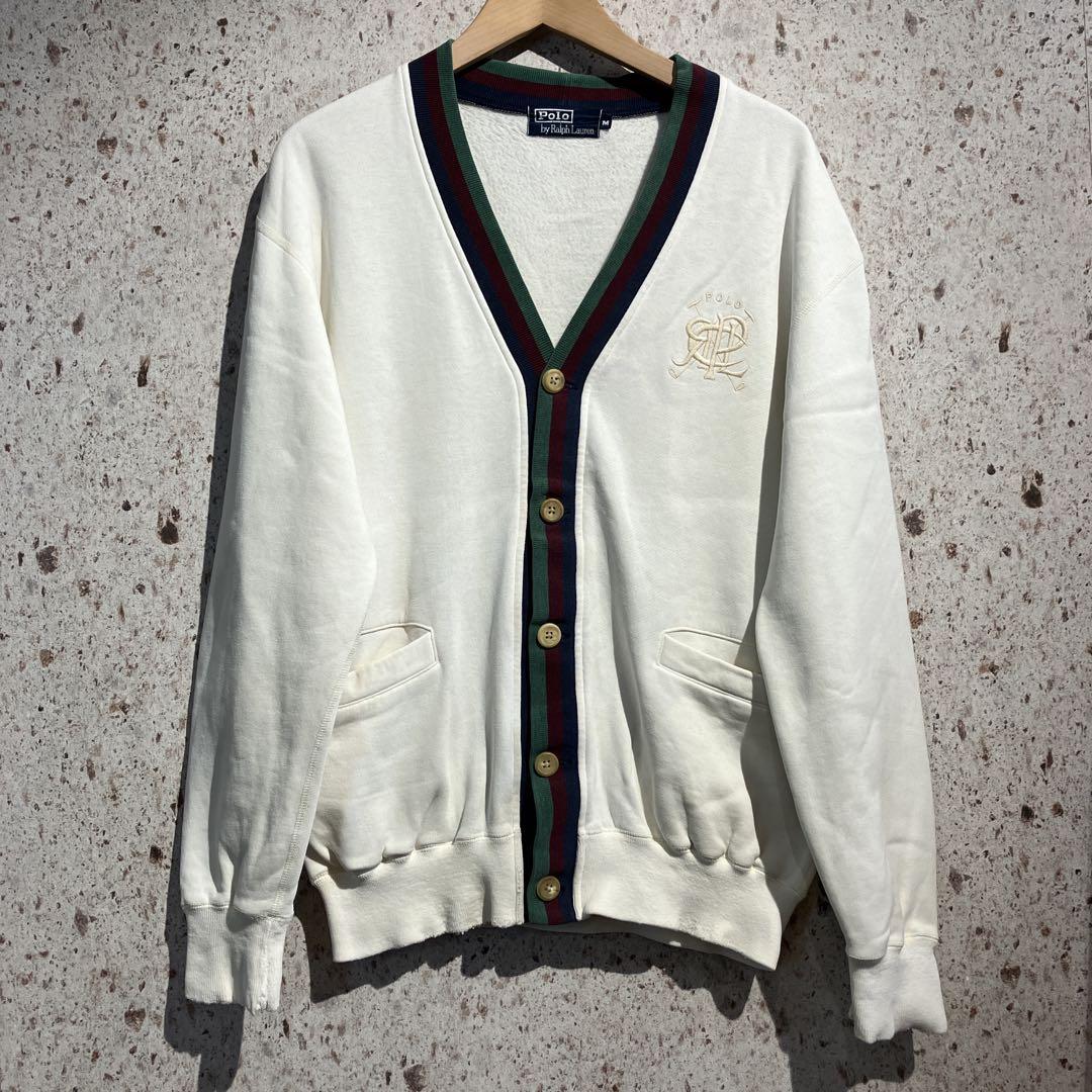 90s POLO RALPH LAUREN スウェットカーディガン