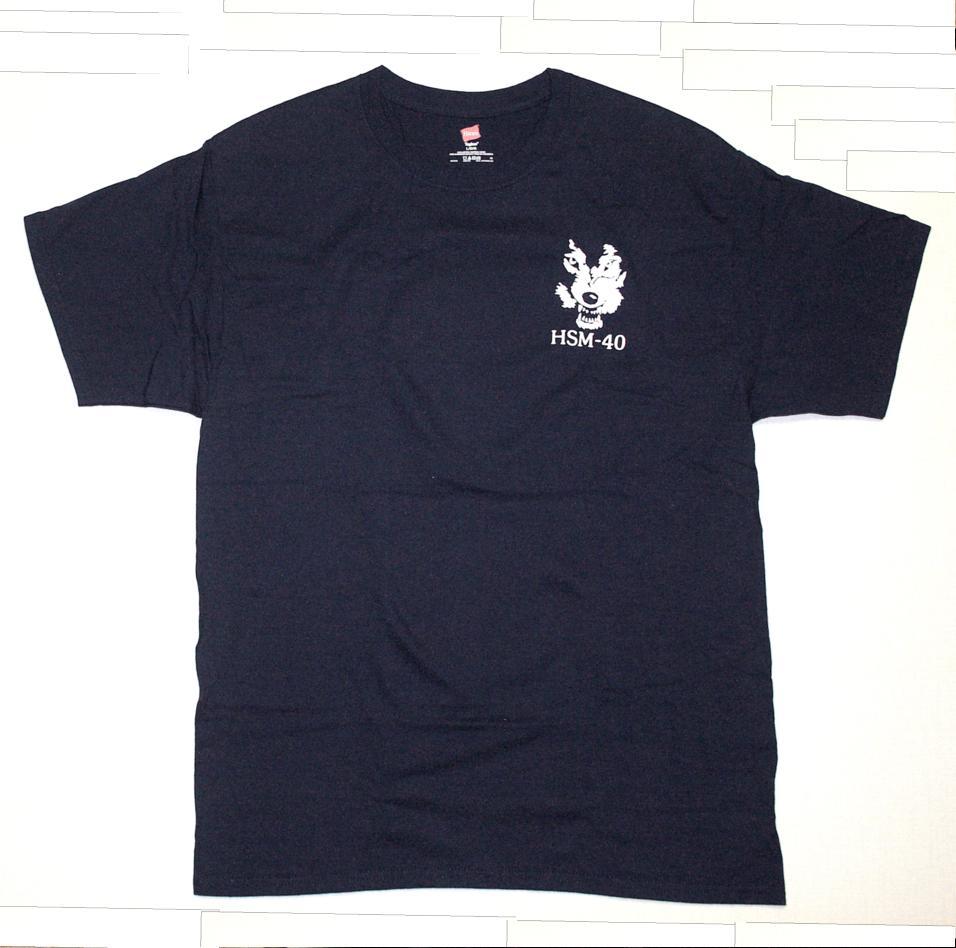 本物、貴重、米海軍フロリダ州のMH-60ヘリ訓練航空隊HSM-40の公式Tシャツ