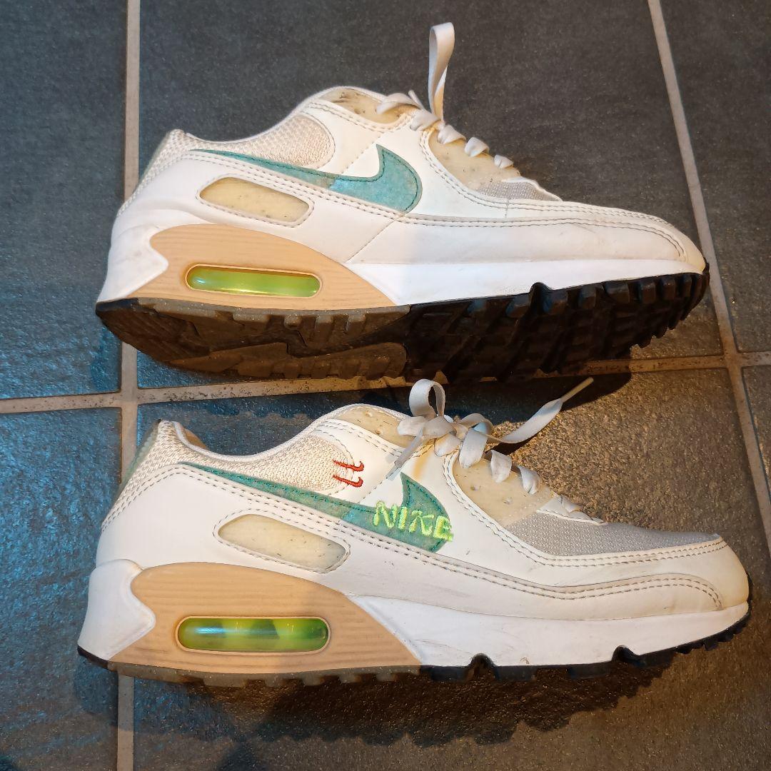 Nike　ナイキ　 Air Max 90 ホワイト/グリーン