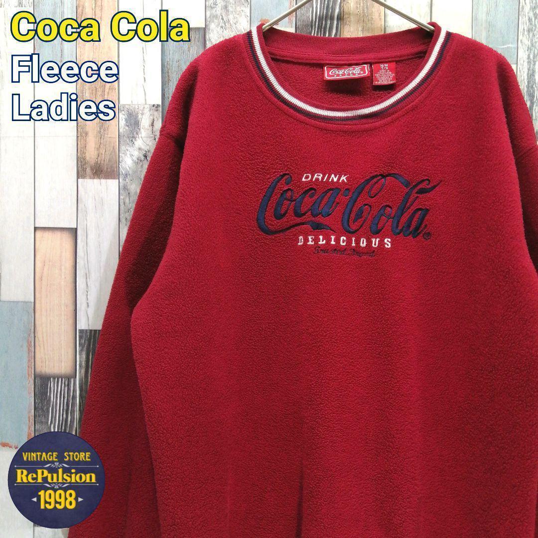 Coca Cola　コカコーラ　フリース☆刺繍ロゴ　レディース