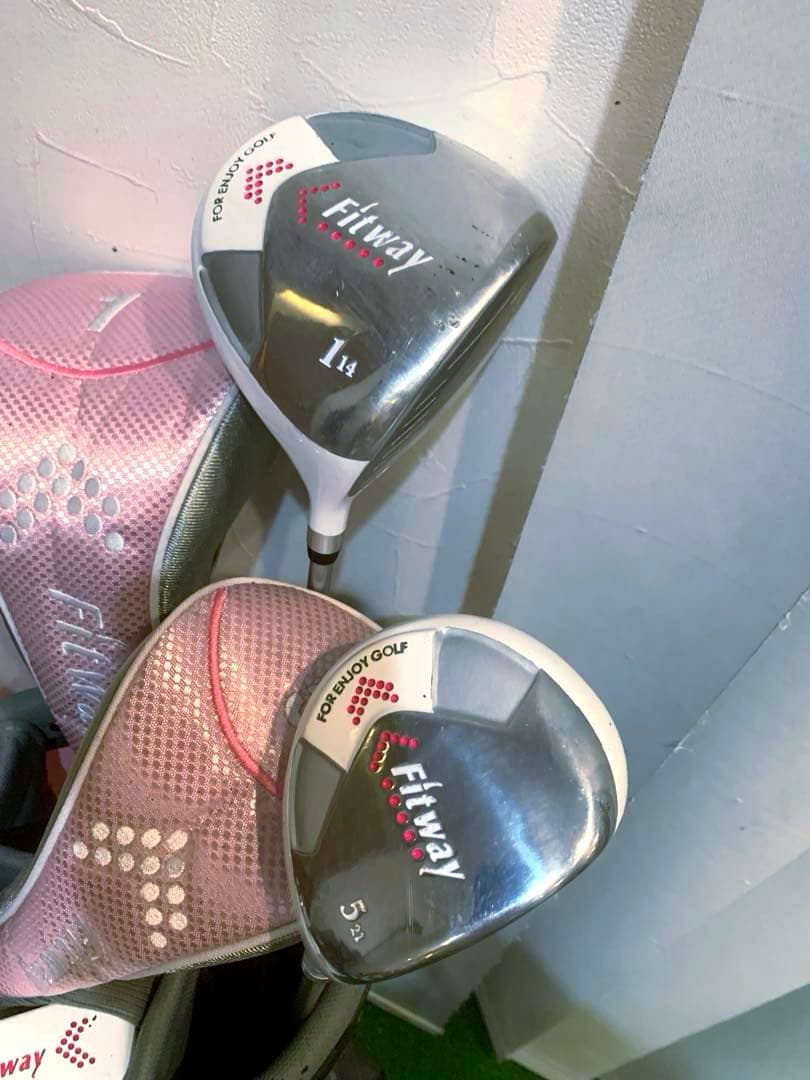 良品 レディースゴルフクラブ セット fit way 可愛く優しい 良品 レディースゴルフクラブ セット fit way 可愛く優しい