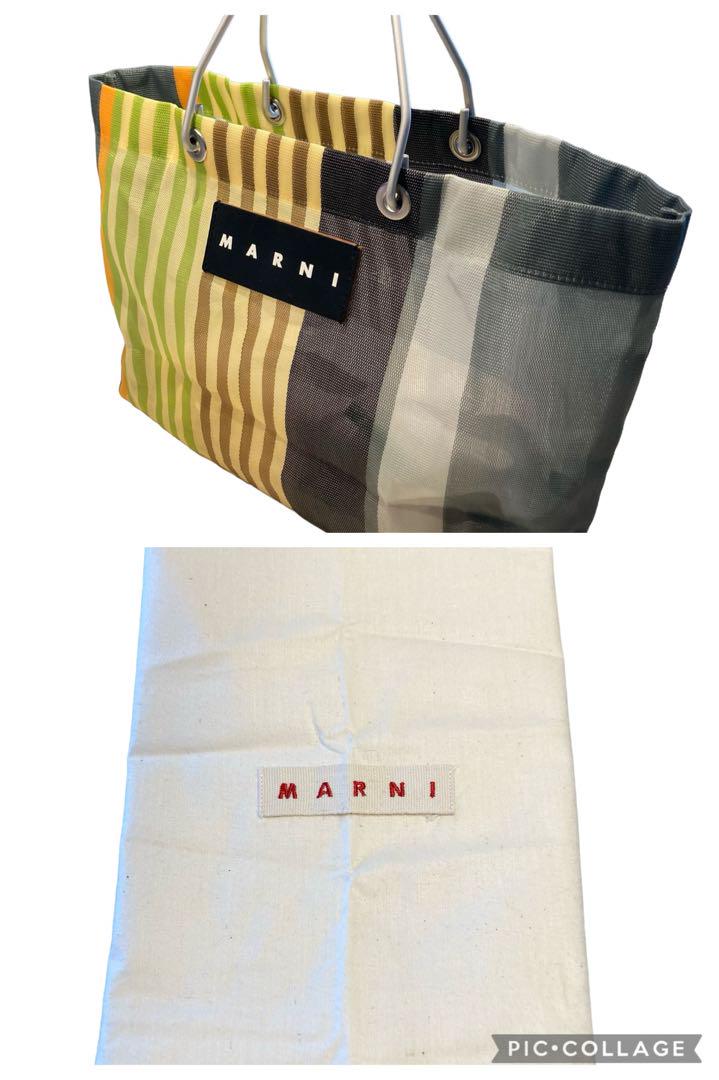 春早割 本日5/8限定価格】✨MARNI マルニ トートバッグ イエロー グレー バッグ