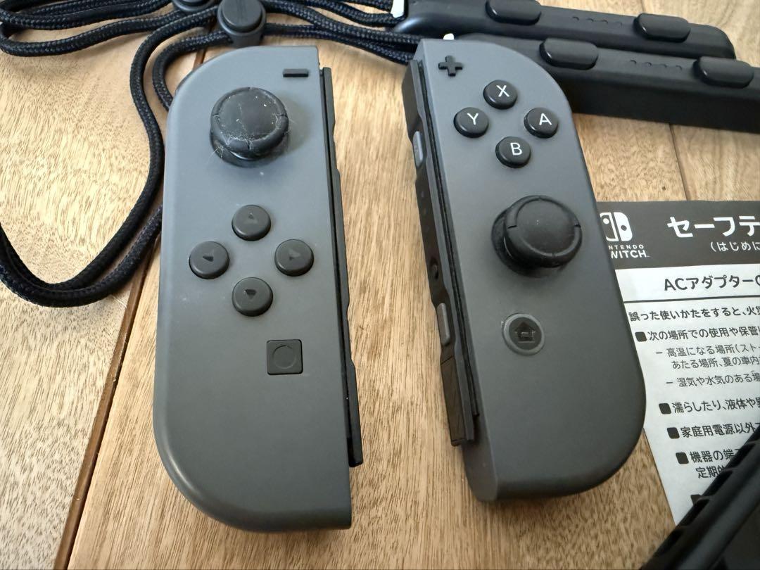 【美品】Nintendo Switch グレー　本体