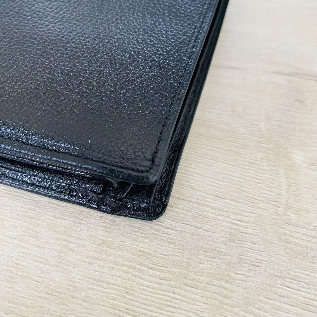 【美品✨】BURBERRY バーバリー 折り財布 ノバチェック ブラック レザー