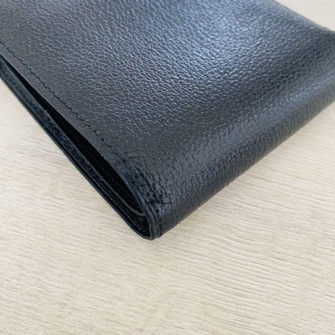 【美品✨】BURBERRY バーバリー 折り財布 ノバチェック ブラック レザー