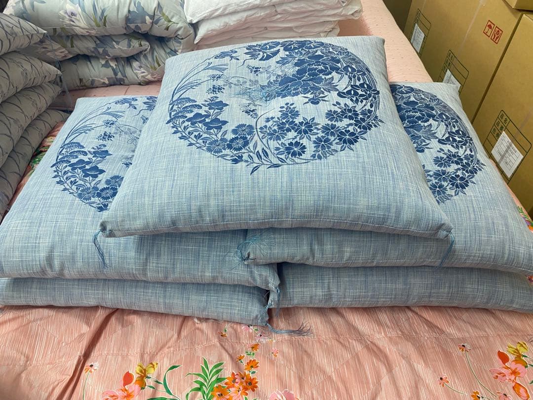 激安人気新品 座布団5枚組 夏座布団 日本製 手作り lepiceriedeshalles