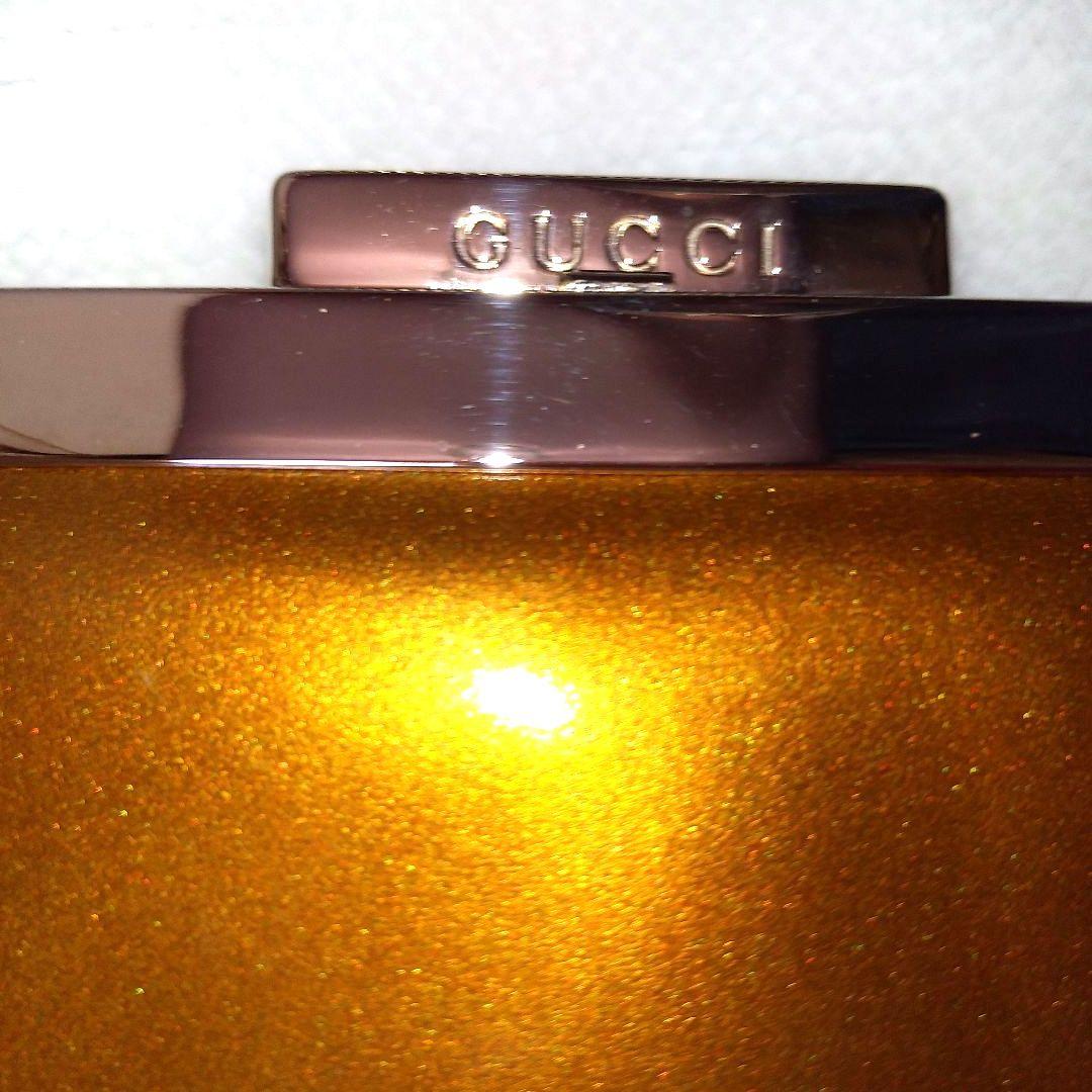 GUCCI ゴールド クラッチバッグ