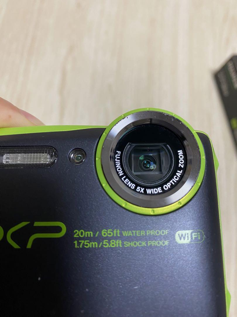 FUJI FILM FinePix XP120 LIME 防水デジタルカメラ