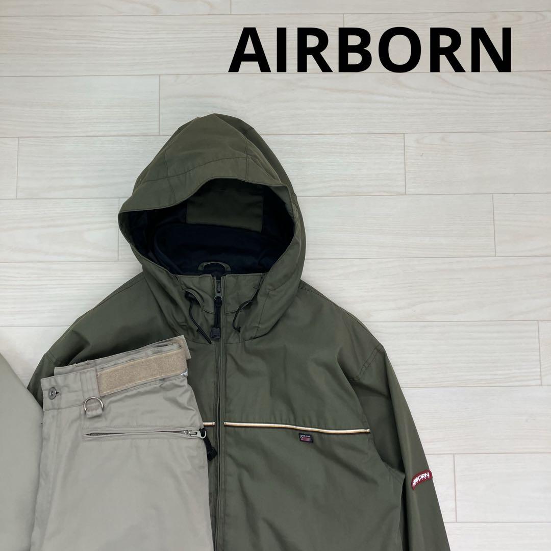 【Mサイズ】エアボーン　AIRBORN スキー　スノボー　ウエア　セットアップ AIRBORN エアボーン スキー スノーボードウェア セットアップ