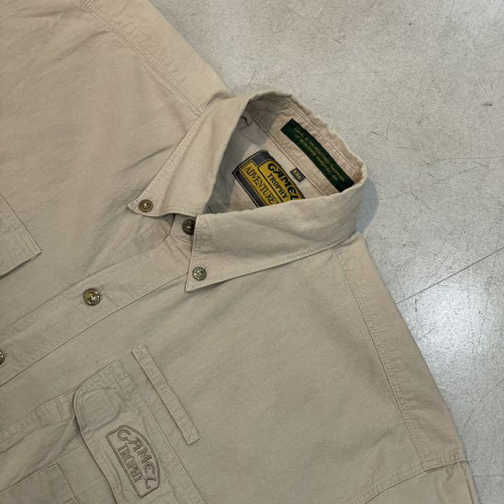 CAMEL アウトドア 古着 RbJTB-m32846592110 TROPHYフィッシングシャツ タクティカルシャツ 再入荷在庫