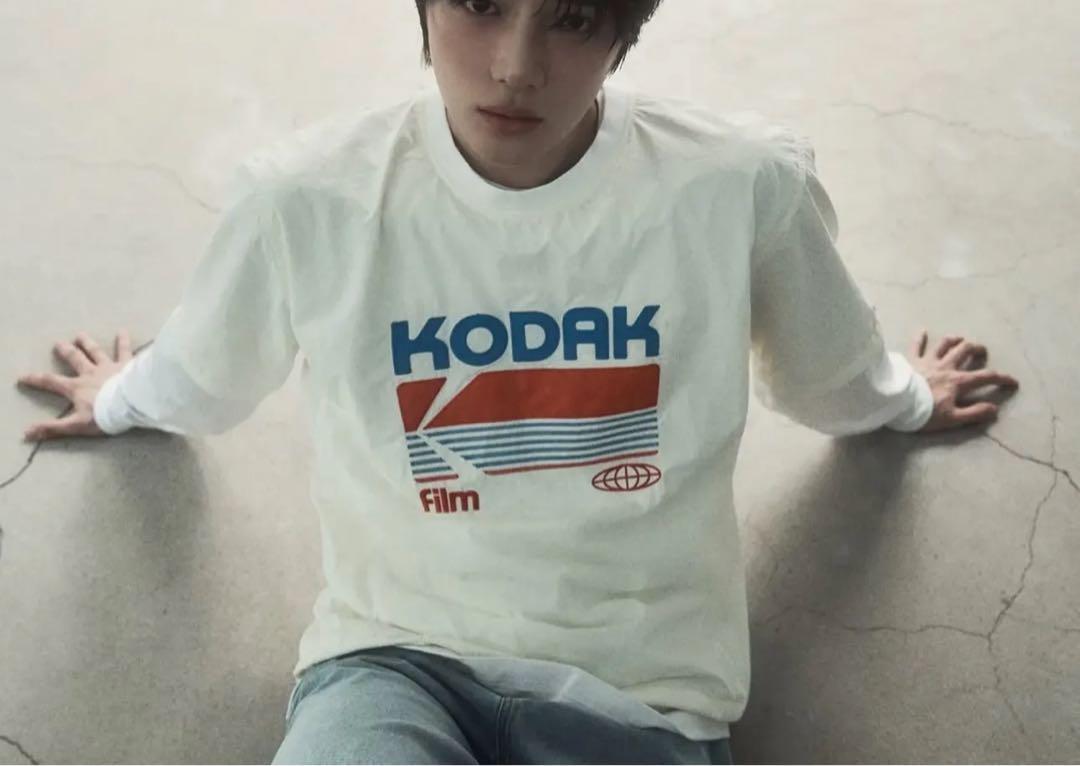 TXTボムギュ着用】KODAK＊ロゴTシャツ＊ XSサイズ - メルカリ