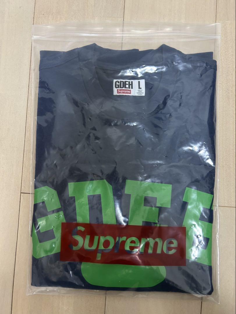 超希少】Supreme × goodenough GDEHカレッジロゴTシャツ - メルカリ