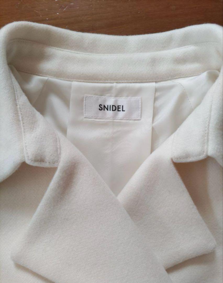snidel スナイデル　プリーツウールコート　ロングコート