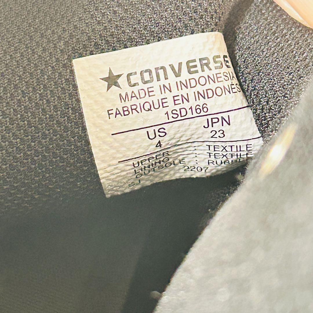 CONVERSE】コンバース 100周年 完売品サイドジップ 厚底 23cm