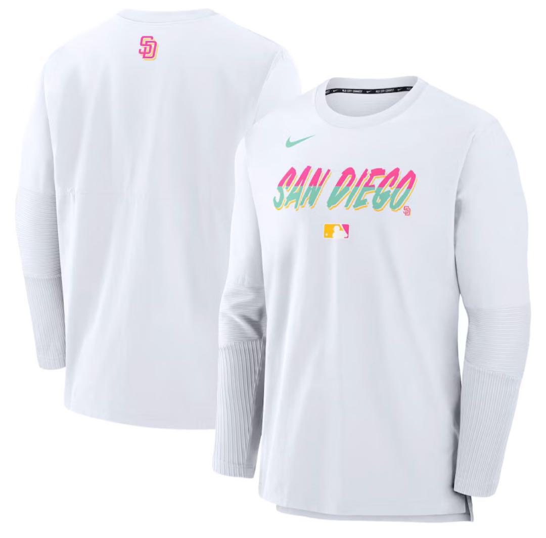 レア サンディエゴパドレス 2025シティコネクトTシャツ 長袖 サイズL
