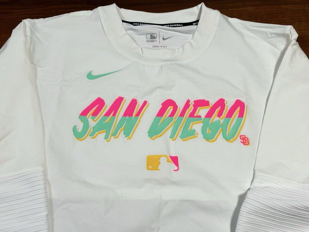 レア サンディエゴパドレス 2025シティコネクトTシャツ 長袖 サイズL