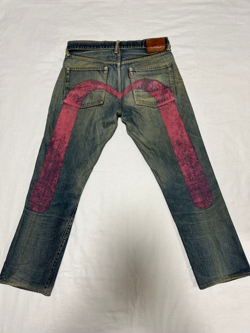 EVISU No.2 2000 31×35 ピンク大黒 ビックカモメ 虎耳L EVISU