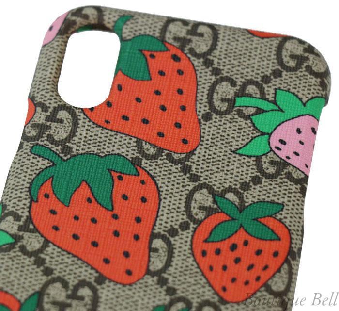 最新の激安 ケース』 X/XS iPhone 【GUCCI】グッチ『グッチストロベリー - Android用ケース