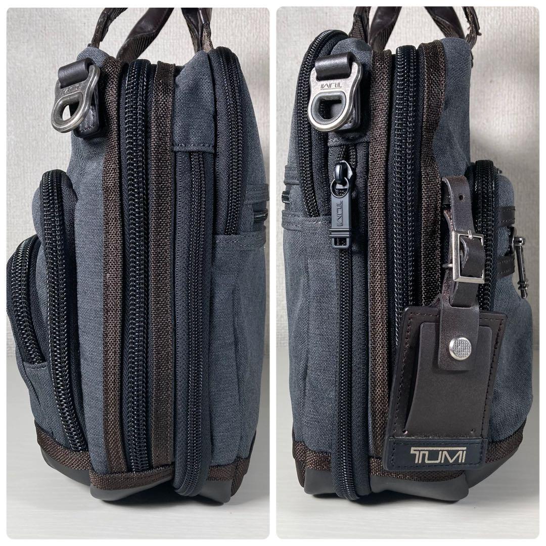 美品 TUMI トゥミ ビジネスバッグ ブリーフケース ナイロン 本革 美品 TUMI トゥミ ビジネスバッグ ブリーフケース ナイロン 本革
