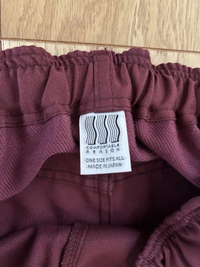 COMFORTABLE REASON イージーパンツ comfortable reason daily slacks