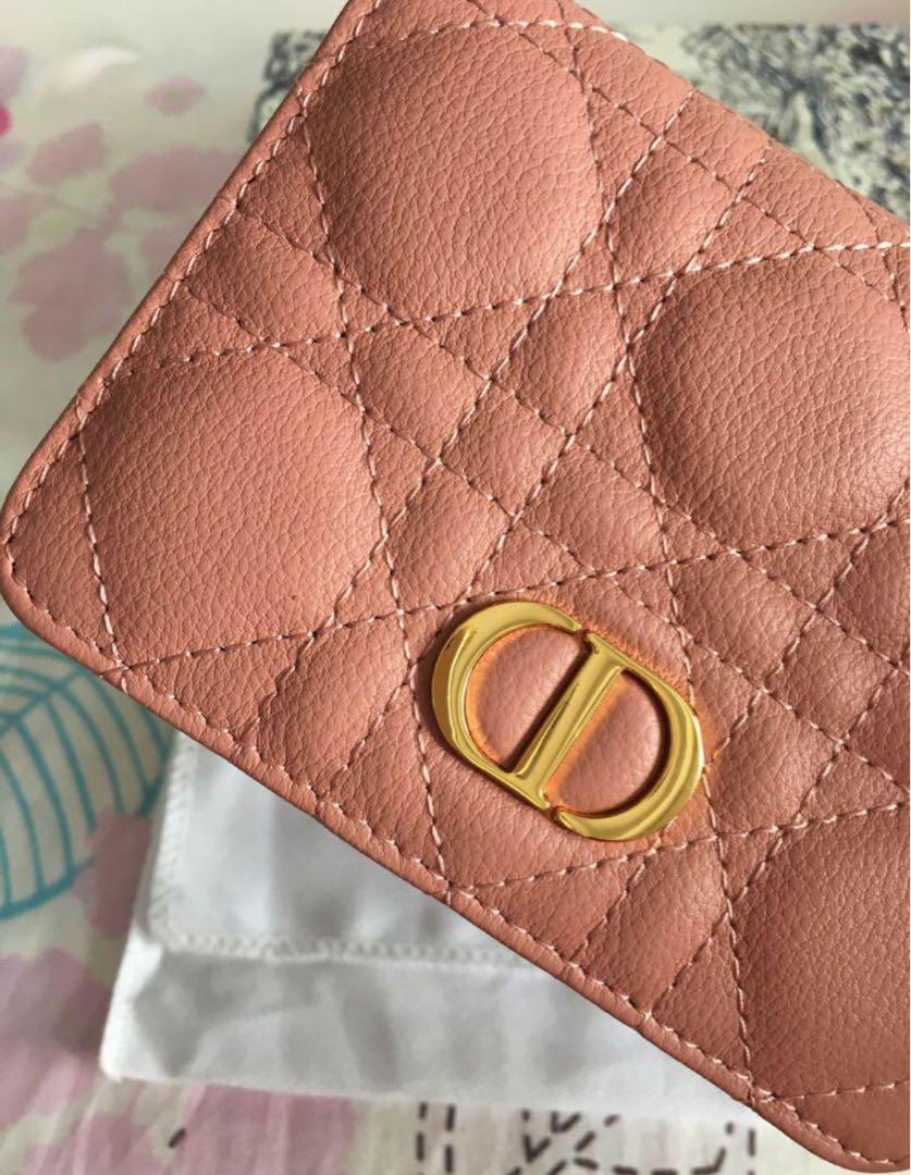 DIORディオール レディース 二つ折り財布 ピンク