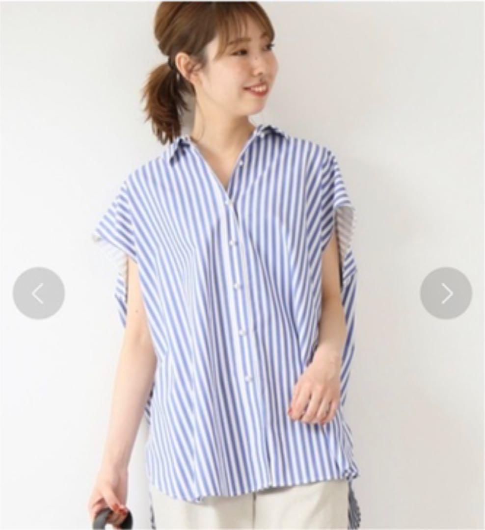Spick &amp; Span - spick and span  セットバックルーズパールボタンシャツ Spick & Span（スピックアンドスパン）の「セットバックルーズ