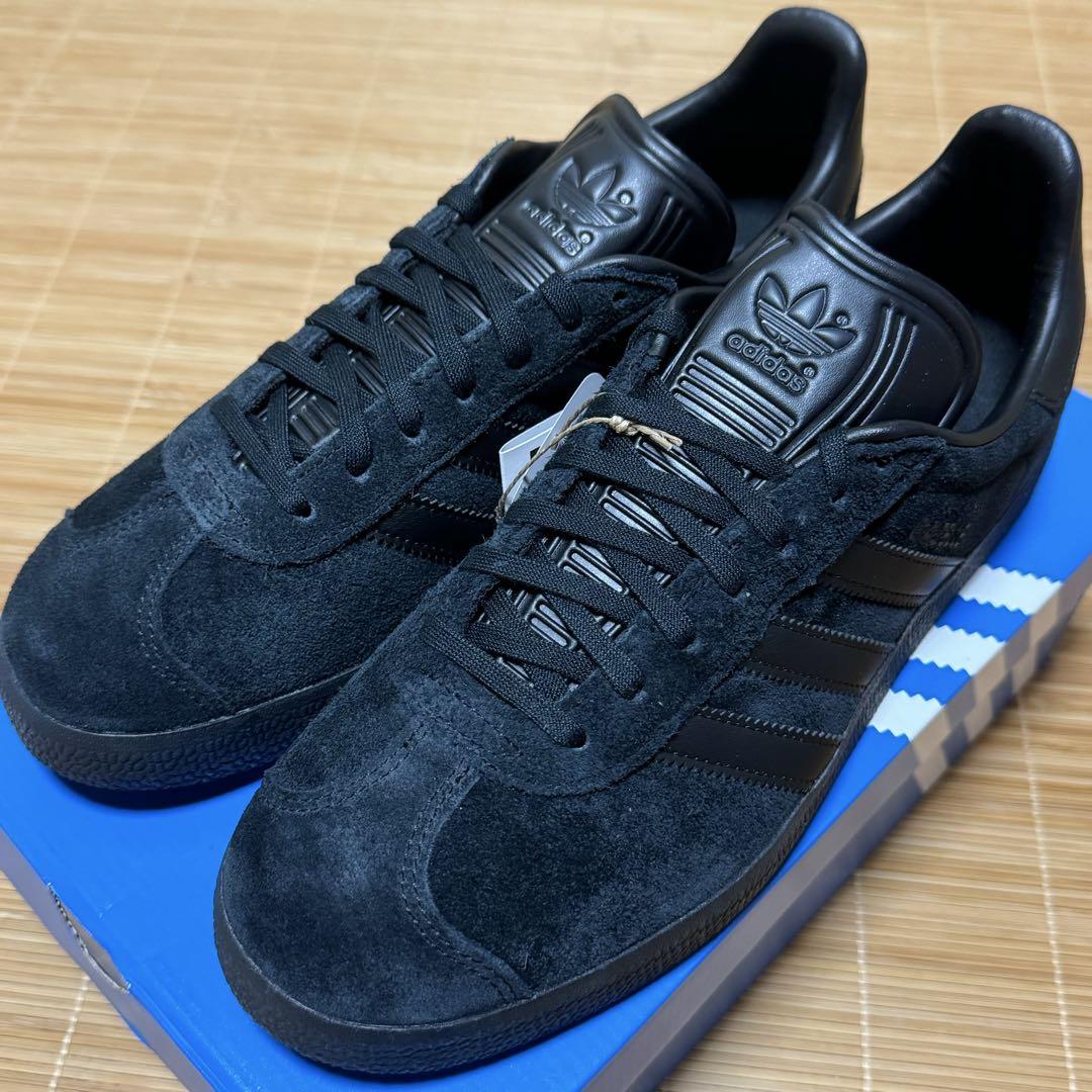 27.0 トリプルブラックGAZELLE ガゼル adidas サンバ タバコ 靴