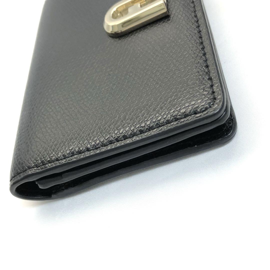 美品✨】 FURLA フルラ 名刺入れ レザー カードケース ブラック