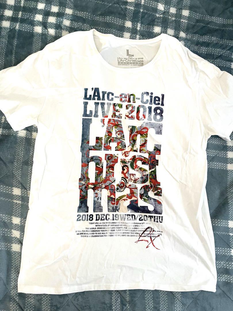 ラルク レア Tシャツ REAL リアル ラルクグッズTシャツL 白ホワイト ラルクリ L'Arc〜en〜Ciel