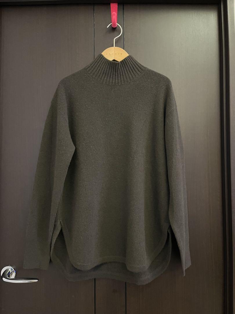 theory luxe 22AW カシミヤ100% ハイネックニット ブラウン系