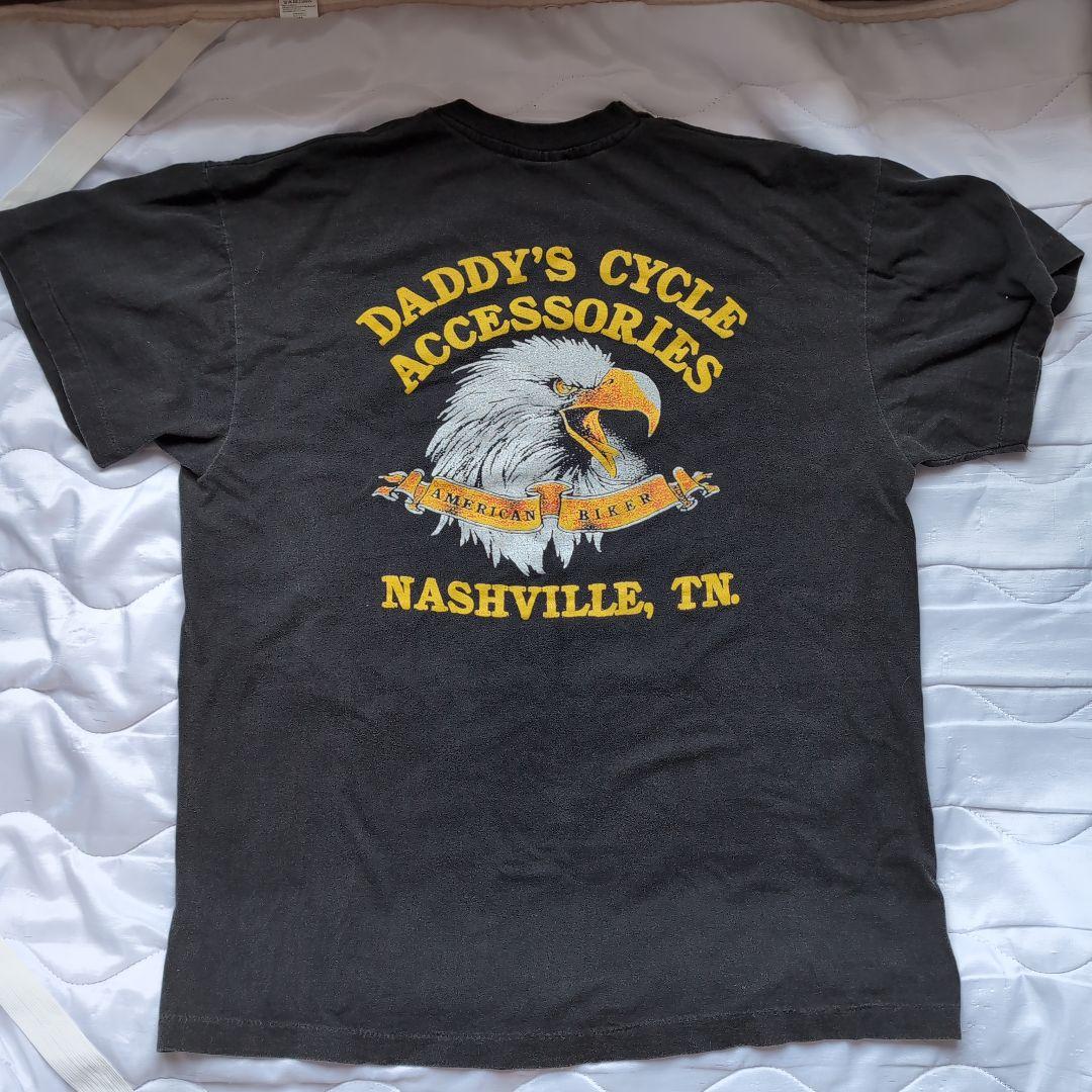 Harley-Davidson フレイムデザイン Tシャツ XL 80s harley-davidson 3D EMBLEM US公式Tシャツ】 - メルカリ