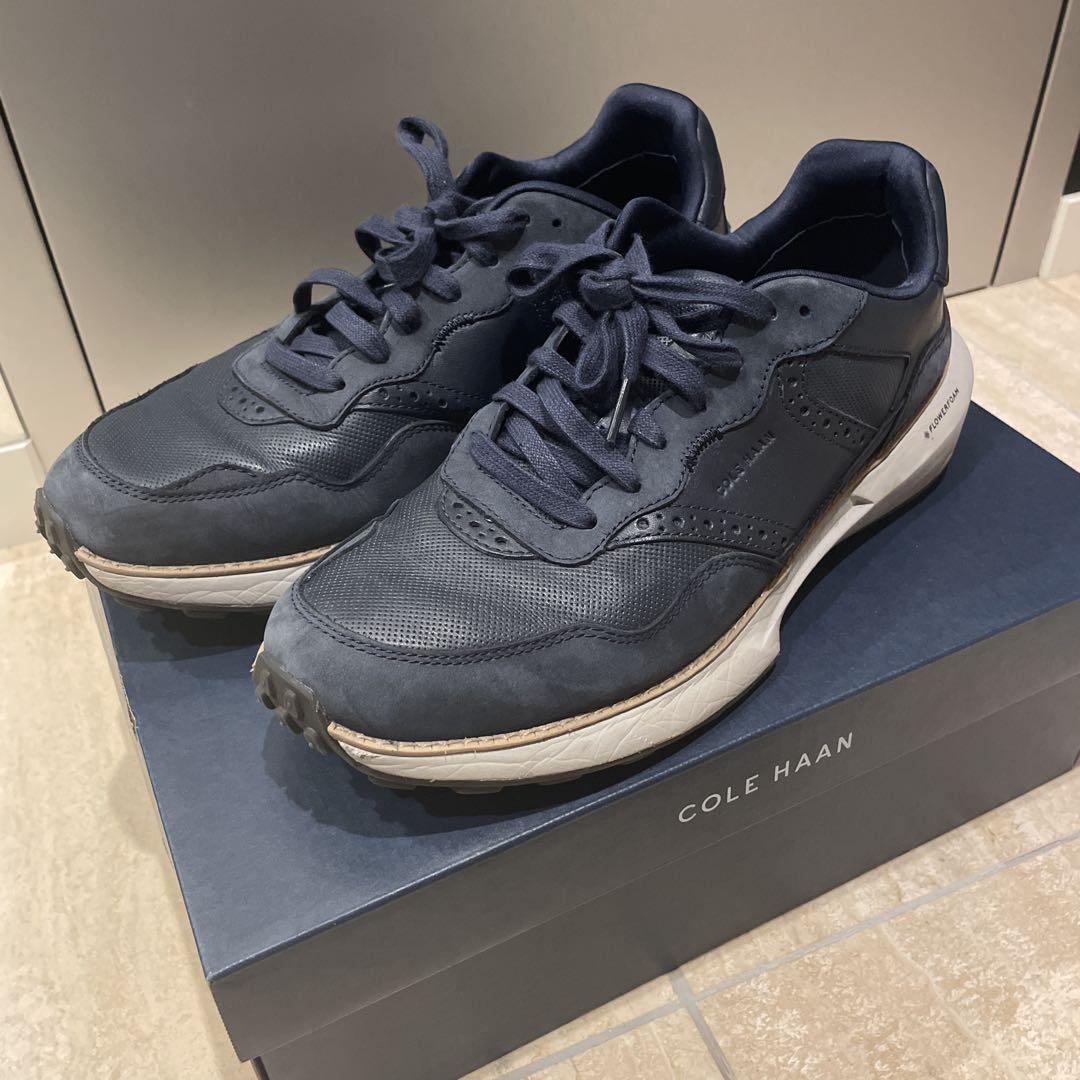 Cole Haan ネイビー スニーカー - メルカリ
