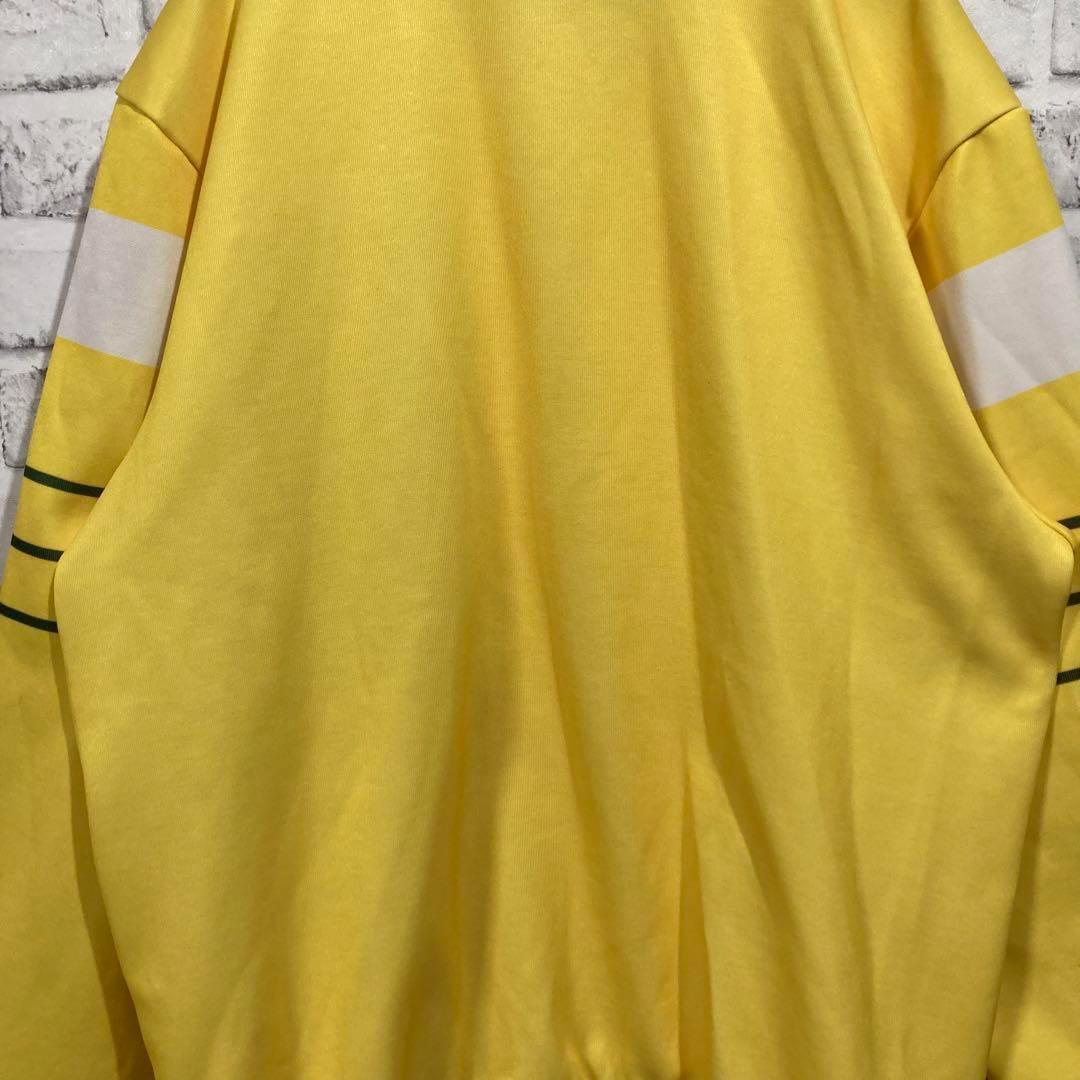 00s アディダス トラックジャケット ヴィンテージ XL レモン色