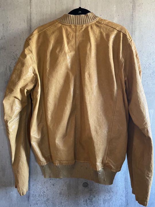 値下げ XL キャメル ブラウン 4N3st-m32871015848 新品 DIESEL レザージャケット 好評爆買い