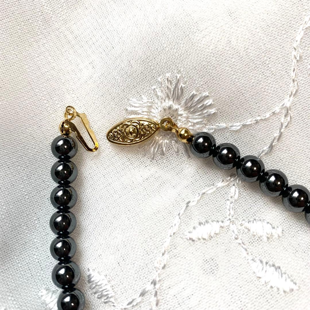 ◆美品ヴィンテージブローチ イヤリングネックレス 天然石ヘマタイト まとめ売り②