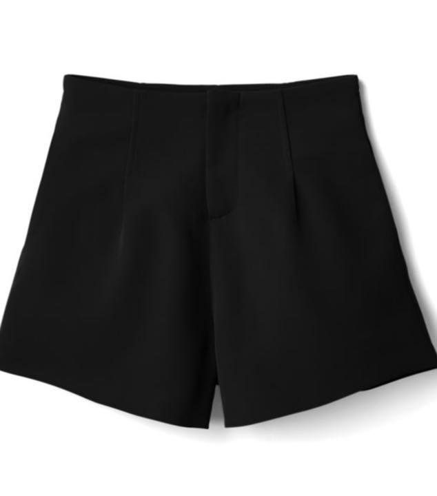 GRL タックハイウェストショートパンツ