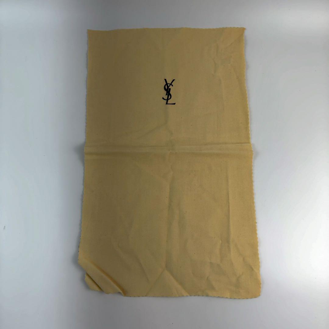 【美品】イヴ・サンローラン クラッチバッグ レッド レザー YSL