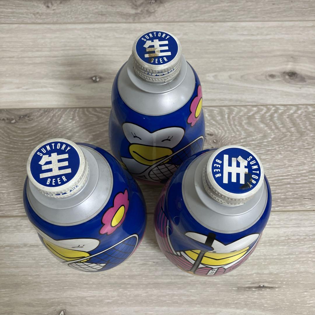 昭和レトロ サントリー生ビール パピプペンギンズ ボトル 新品未開封あり 空