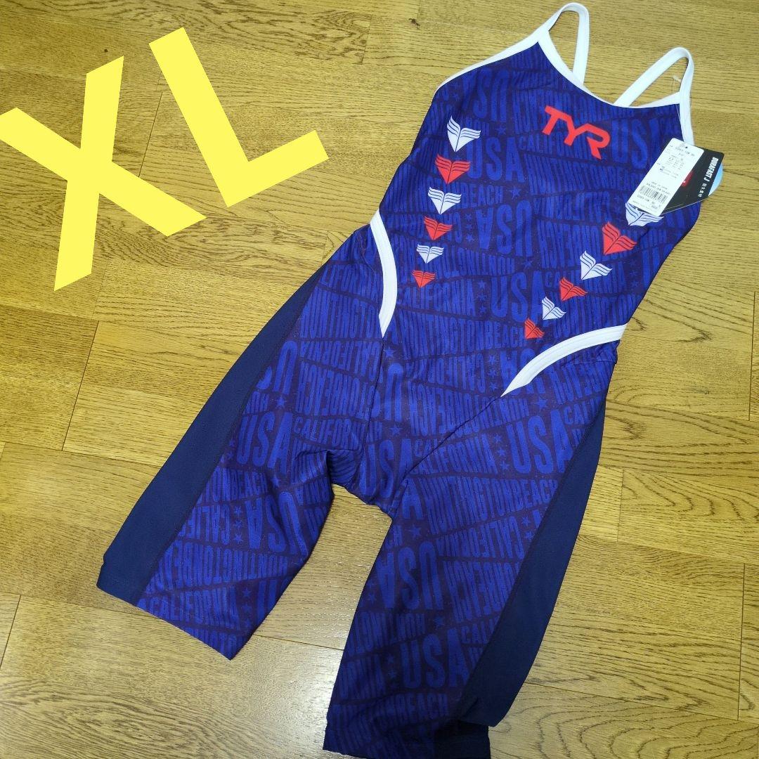 TYR スポーツ用水着 XL ブルー　ネイビー　 USAデザイン　2枚セット