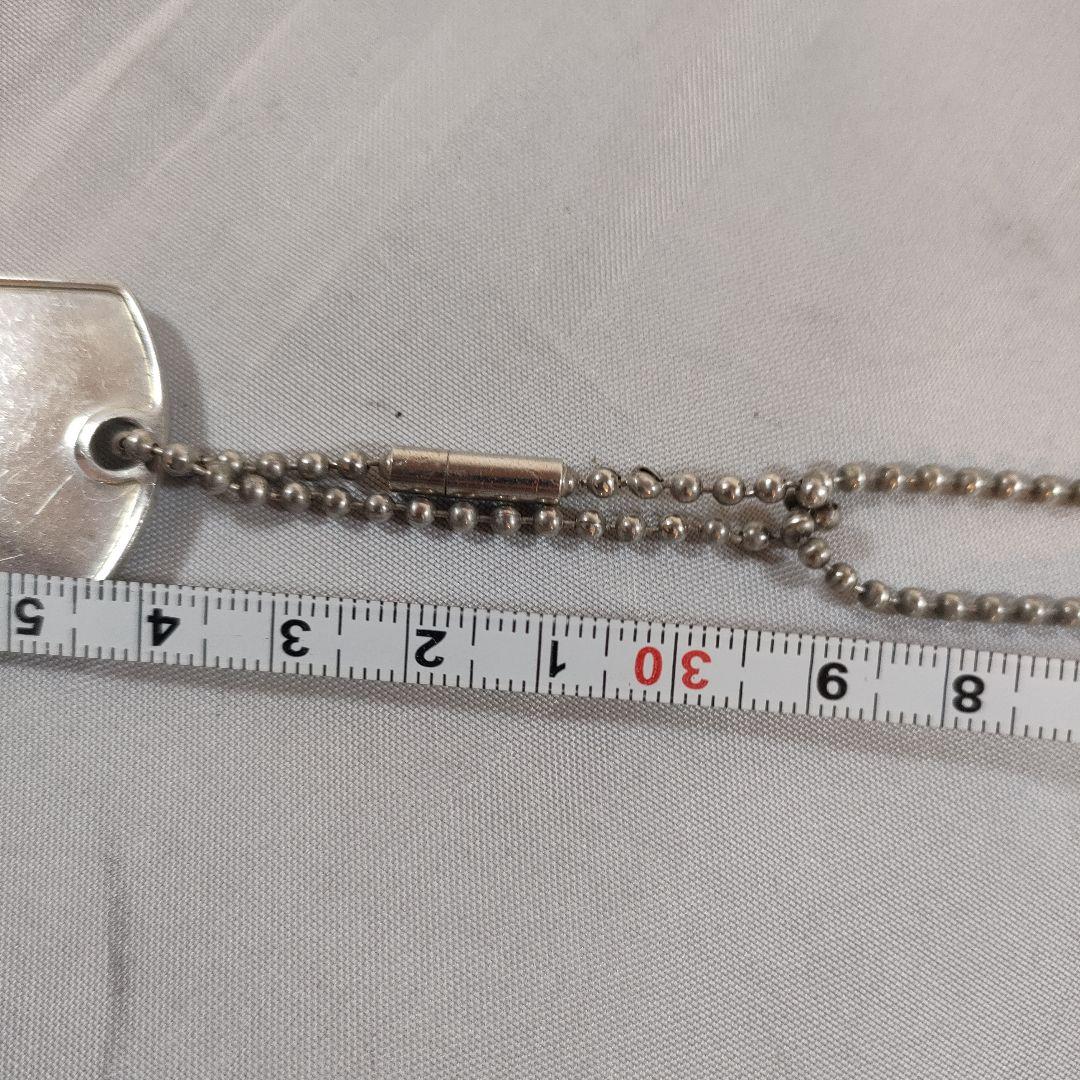 ひ805 超美品　グッチ　GUCCI ドッグタグ ネックレス