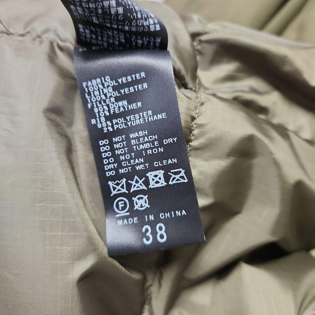 Spick and Span　撥水フーデッドダウンコート　38