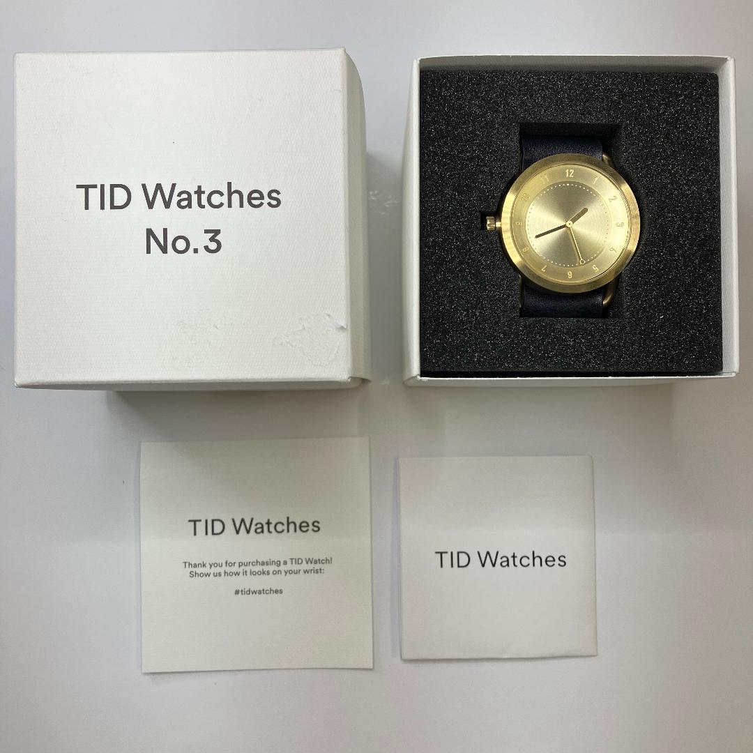 充実の品 C-03-07 ティッドウォッチズ TID01-GD/NV 腕時計 ユニセックス 時計