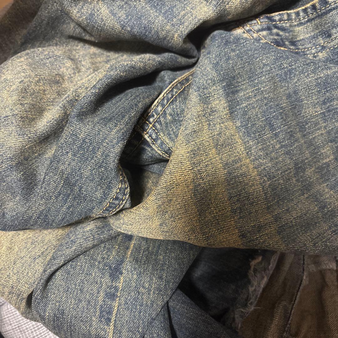 menes jaded london ZARA デニム　バギー　オーバーダイ　古