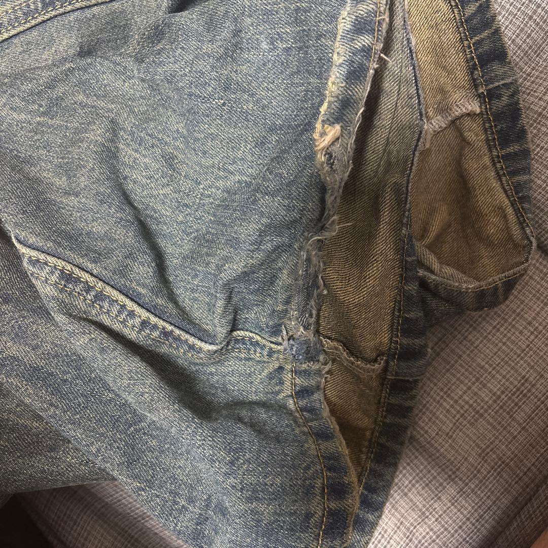 menes jaded london ZARA デニム　バギー　オーバーダイ　古